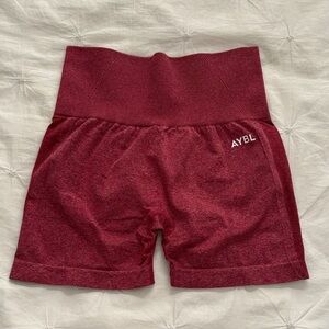 AYBL Pink Marl Empower Seamless Shorts